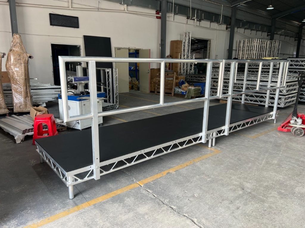 Our services Modular stage deck hire